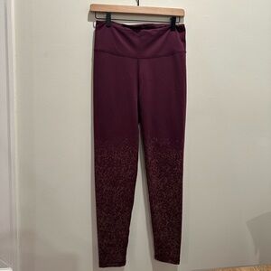 Lilly Pulitzer Luxletic Maroon Leggings